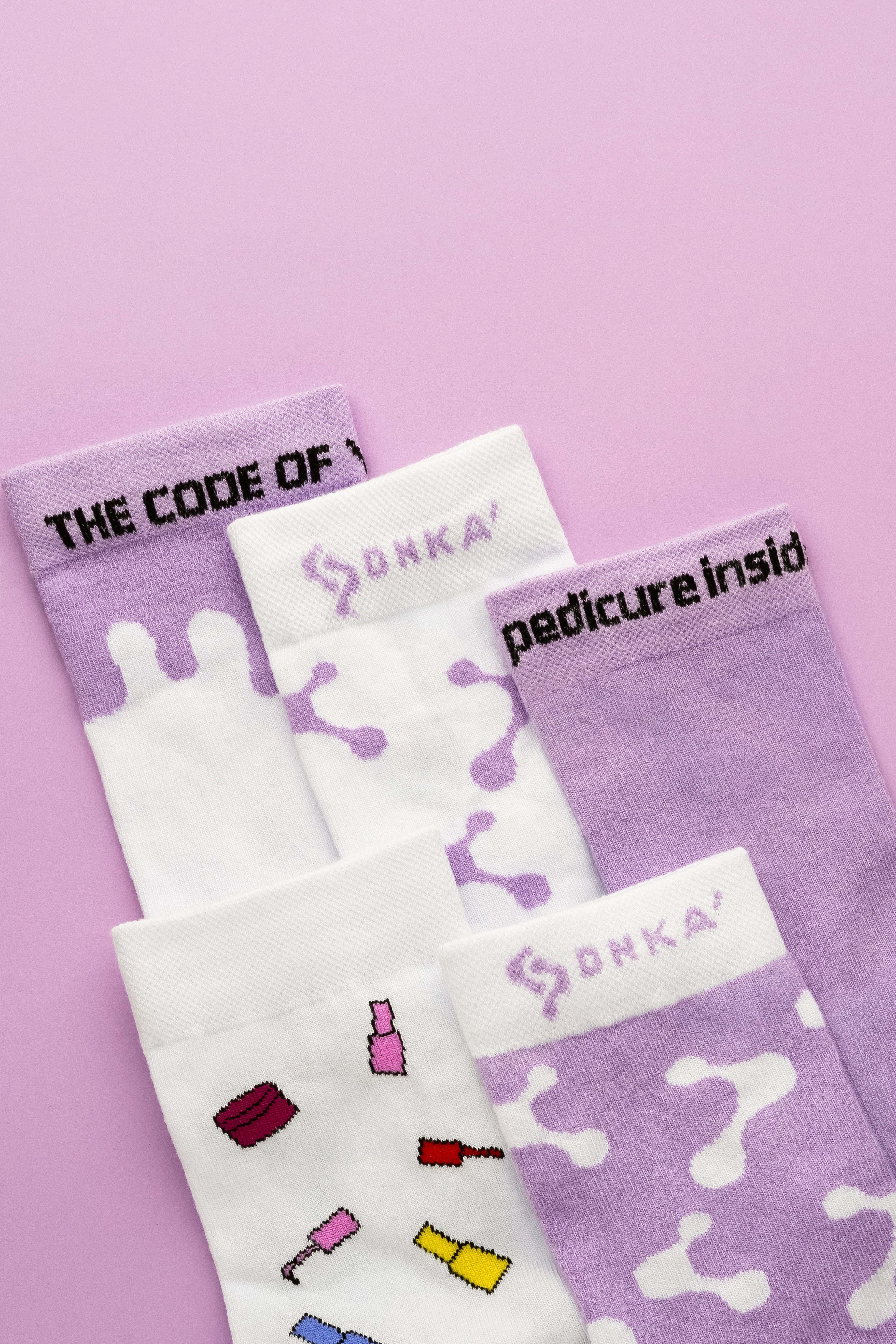 🎁 DNKa' | Socks - White (100% off)