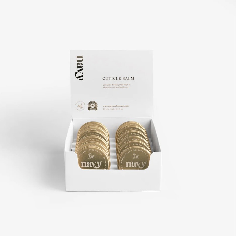 Navy | Retail Pack - Cuticle Balm x12 & Stand
