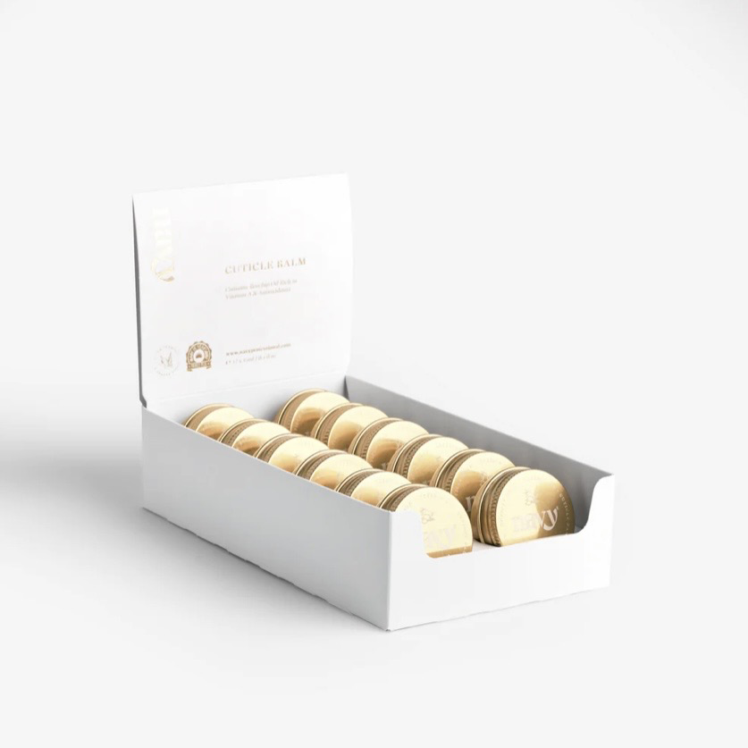 Navy | Retail Pack - Cuticle Balm x12 & Stand