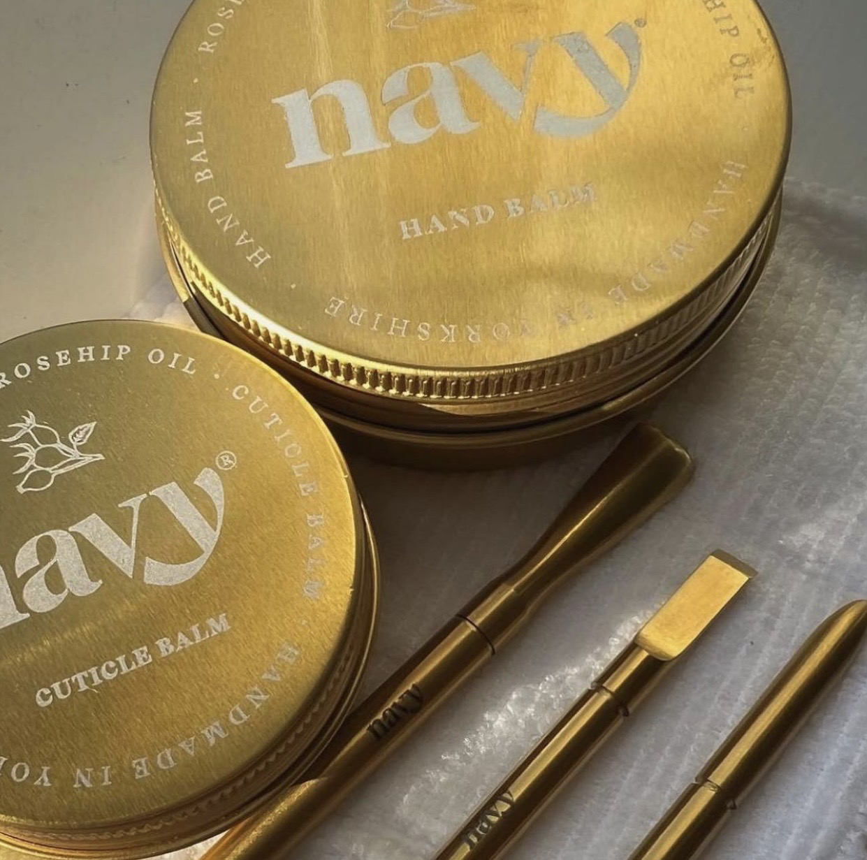 Navy | Retail Pack - Hand Balm x6 & Stand
