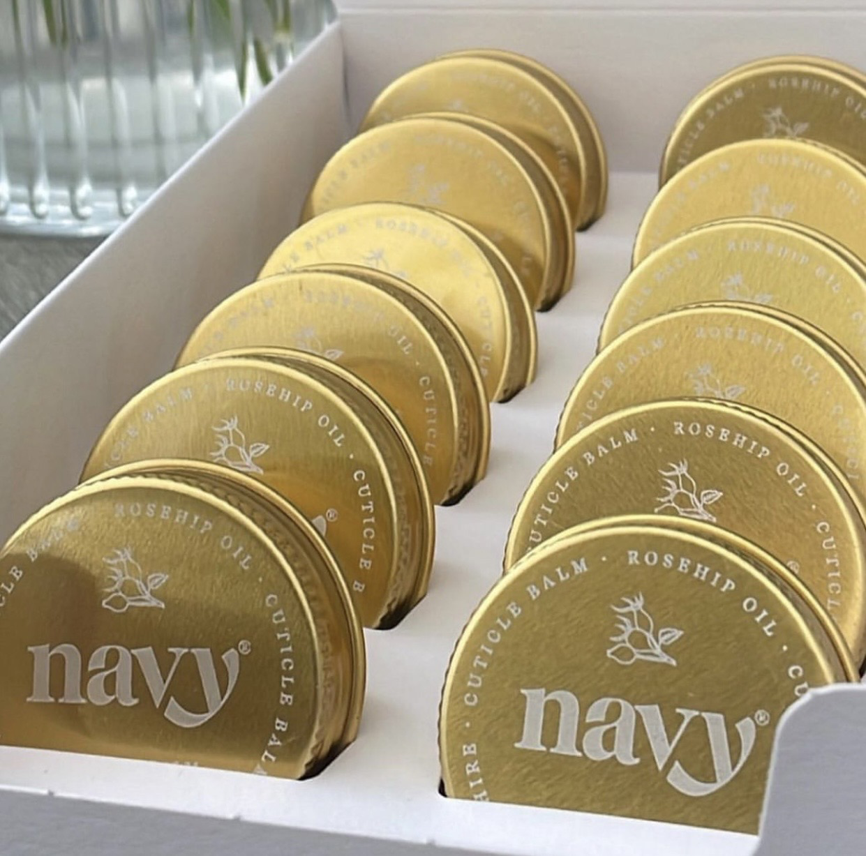 Navy | Retail Pack - Cuticle Balm x12 & Stand