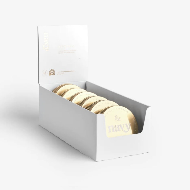 Navy | Retail Pack - Hand Balm x6 & Stand