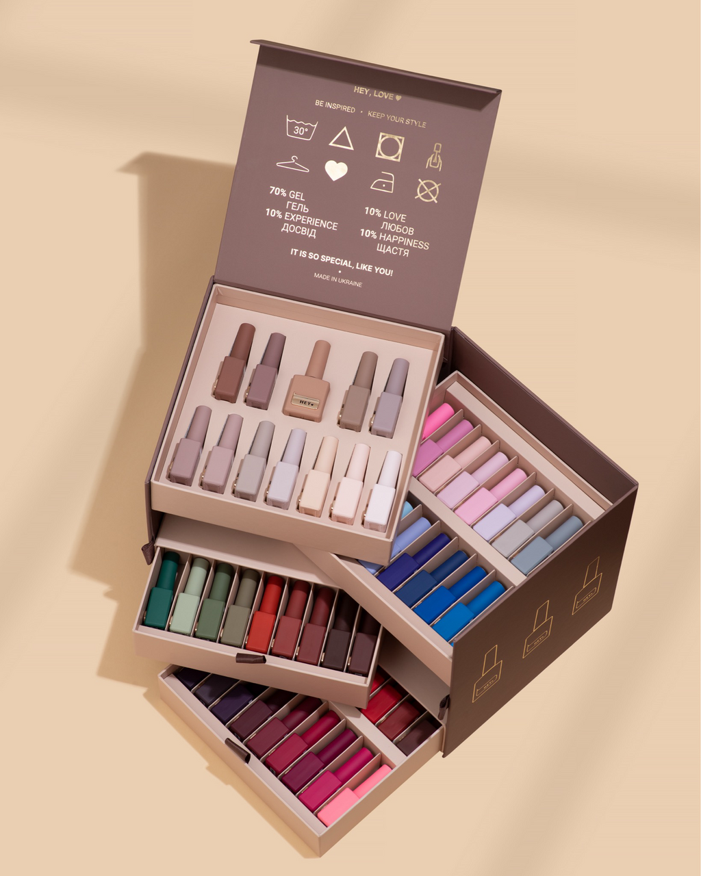 HEYLOVE | Gelpolish - The Vault Box 66pcs