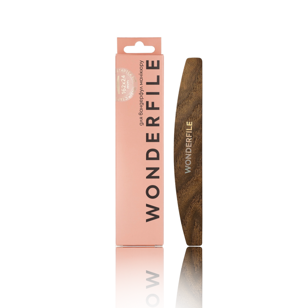 Wonderfile | Starter Kit - Wooden Base Crescent