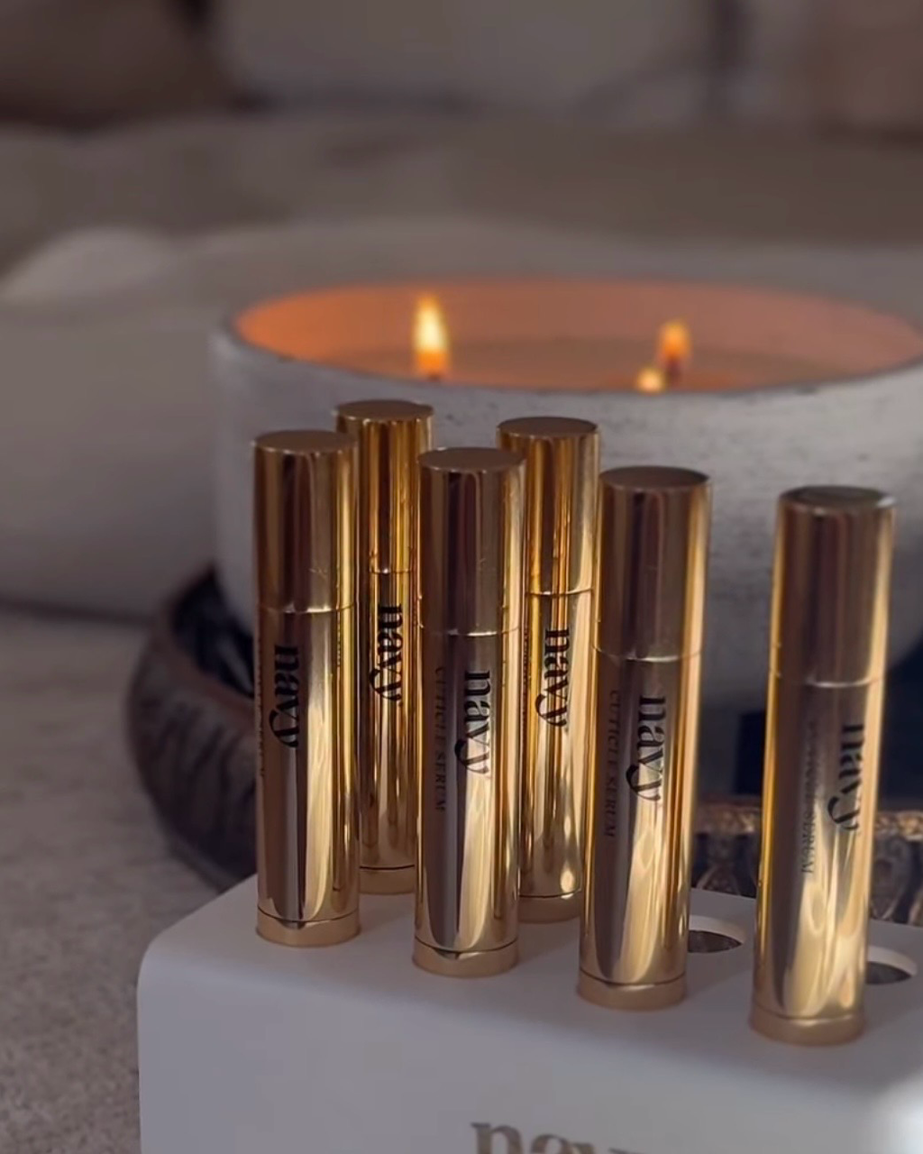 Navy | Cuticle serum pen Stand