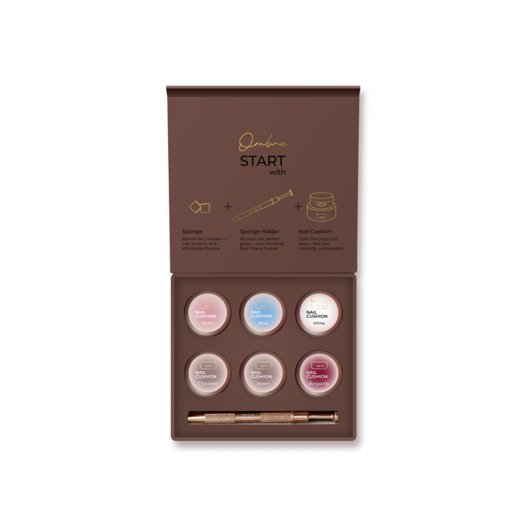 HEYLOVE | Nail Cushion Set Brown