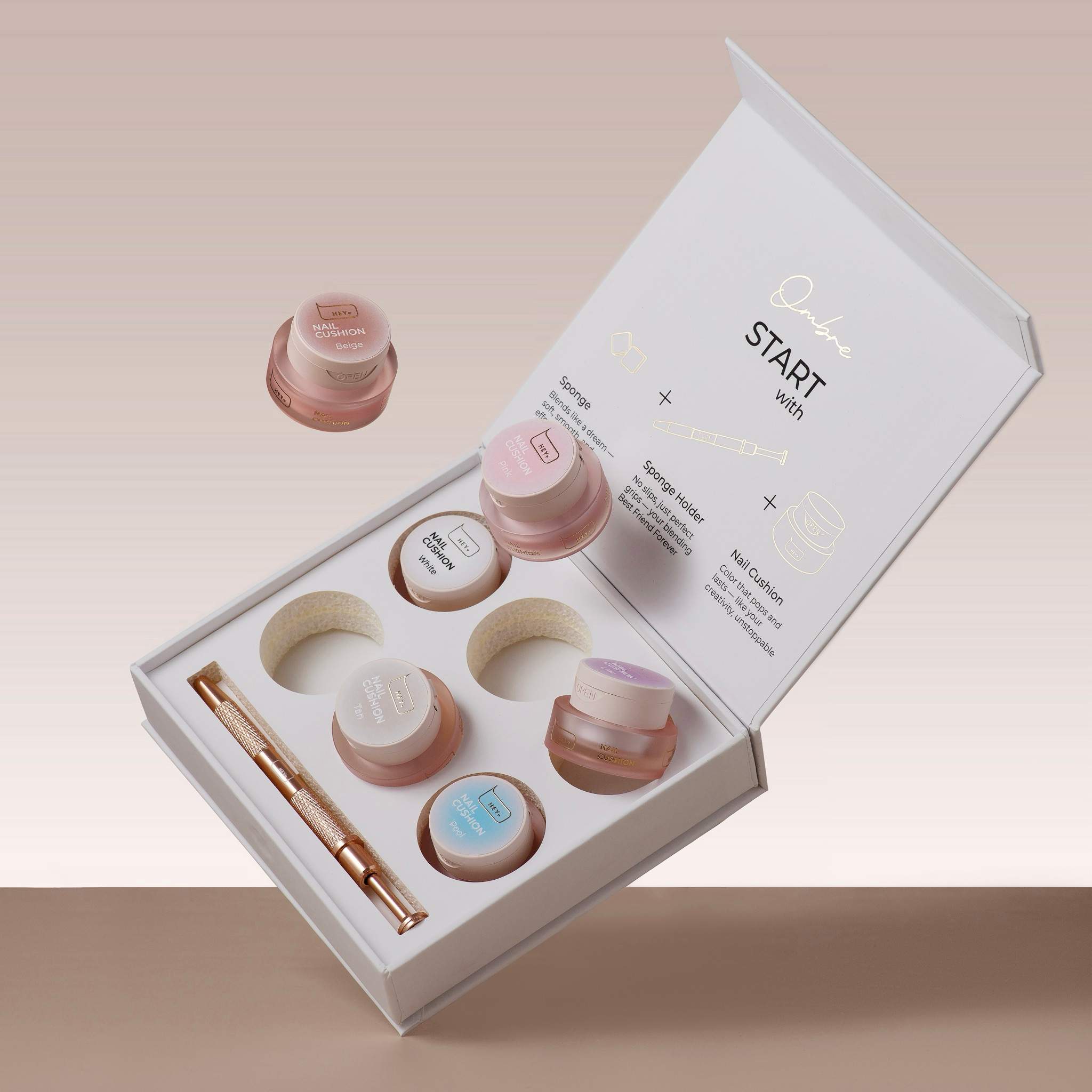 HEYLOVE | Nail Cushion Set White