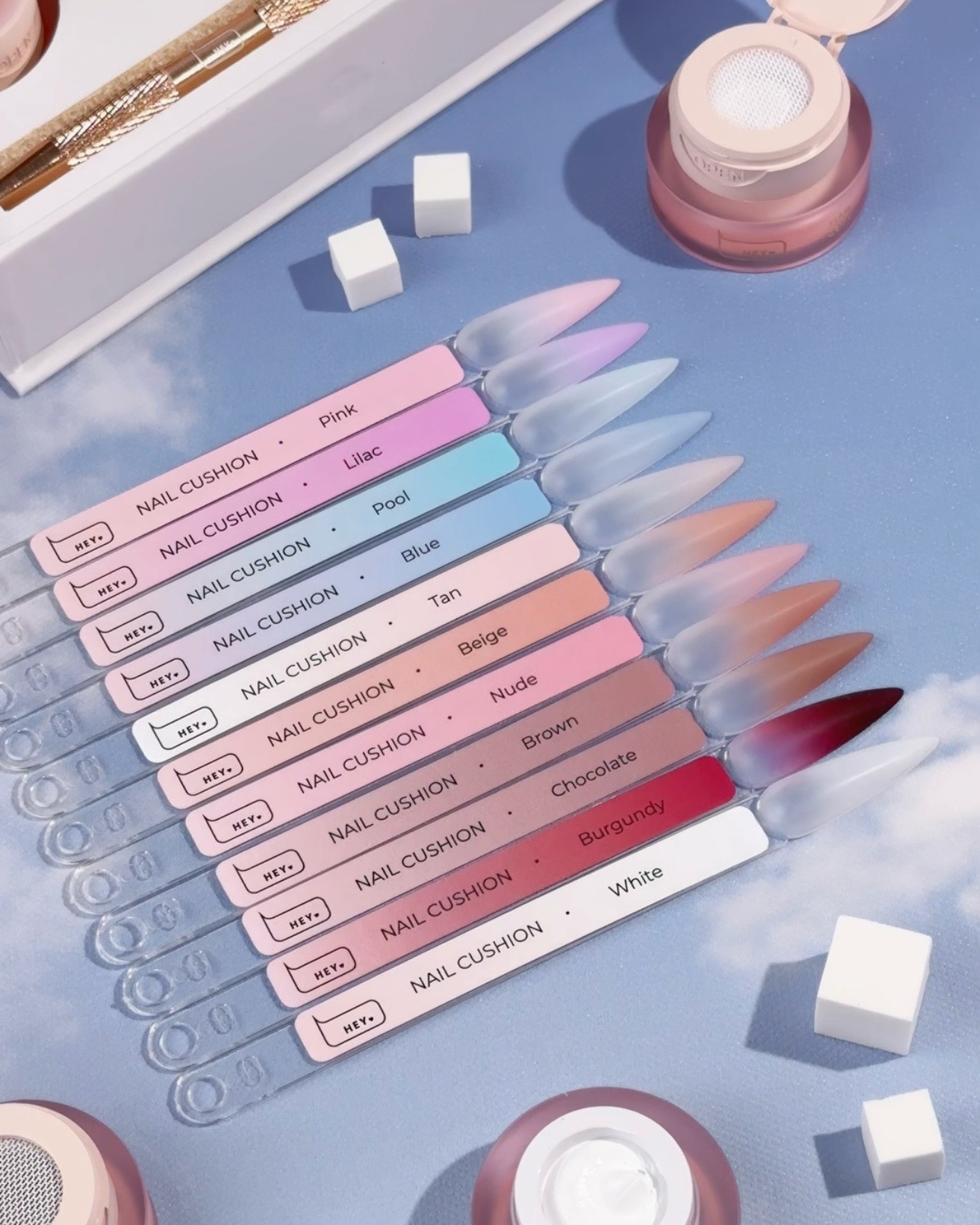 HEYLOVE | Nail Cushion Set Brown