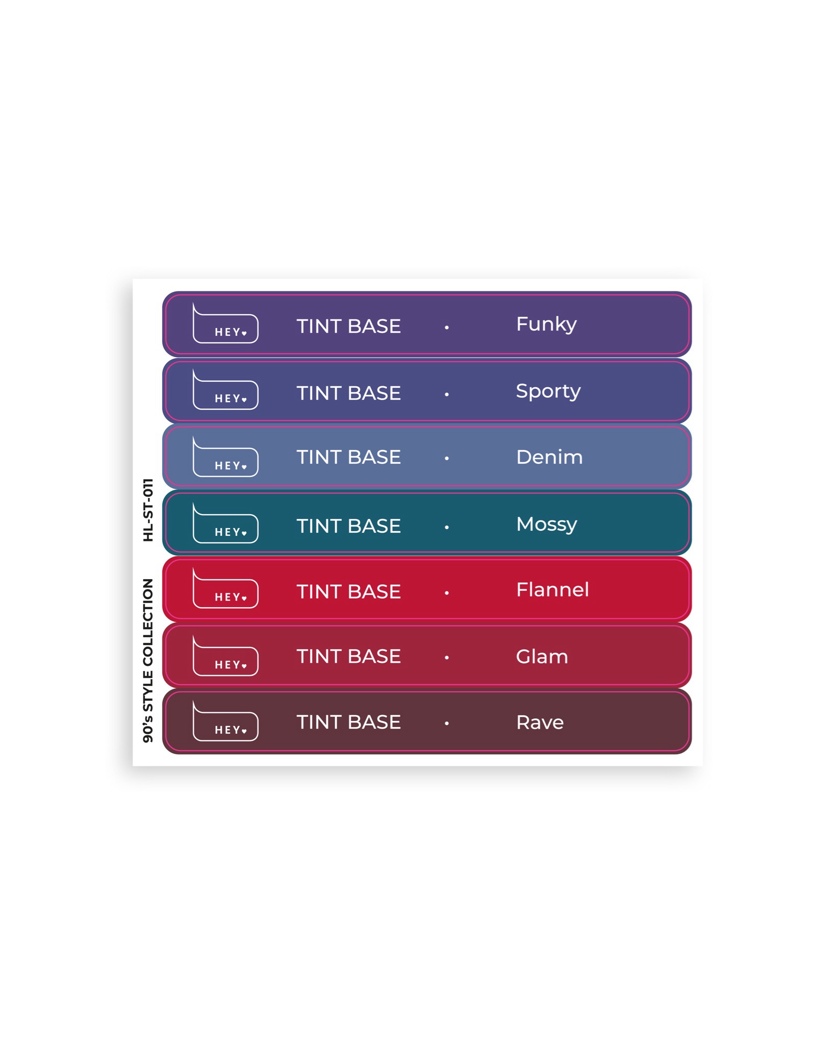 🎁 HEYLOVE - Pop Stickers (Tint Base - 90s) (100% off)