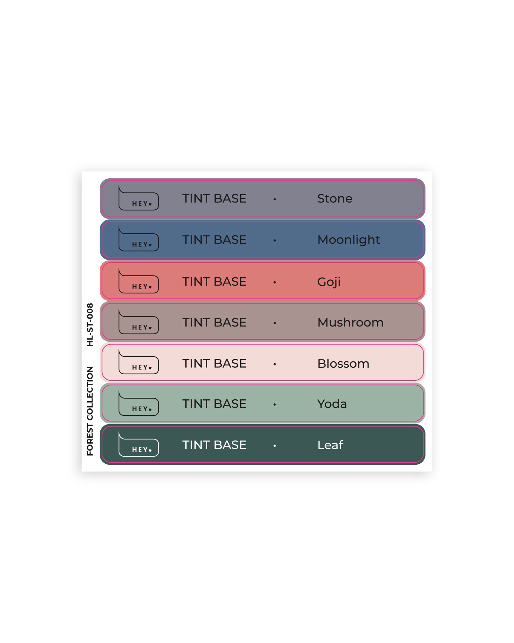 🎁 HEYLOVE - Pop Stickers (Tint Base - Forest) (100% off)