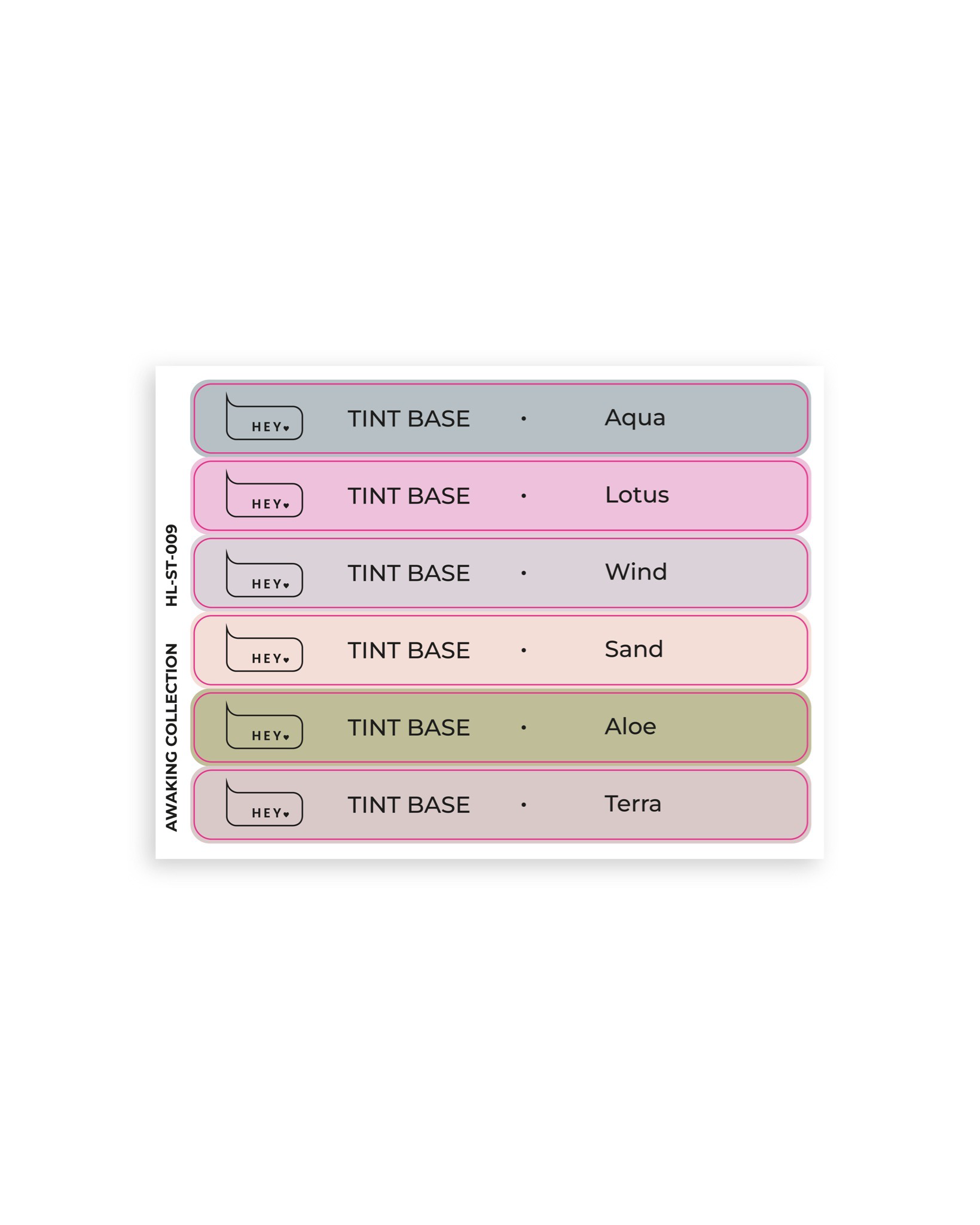 HEYLOVE - Pop Stickers (Tint Base - Awaking)