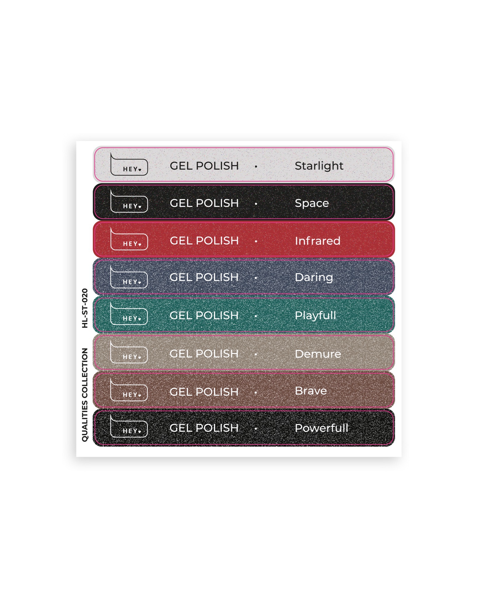 HEYLOVE | Pop Stickers (Starlight - Powerfull)