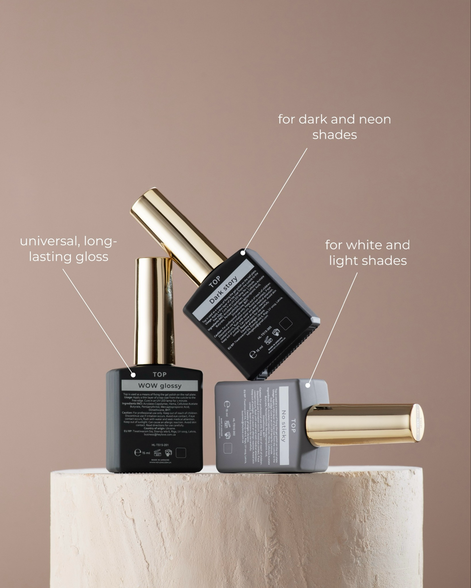 HEYLOVE | Topcoat - Wow Glossy