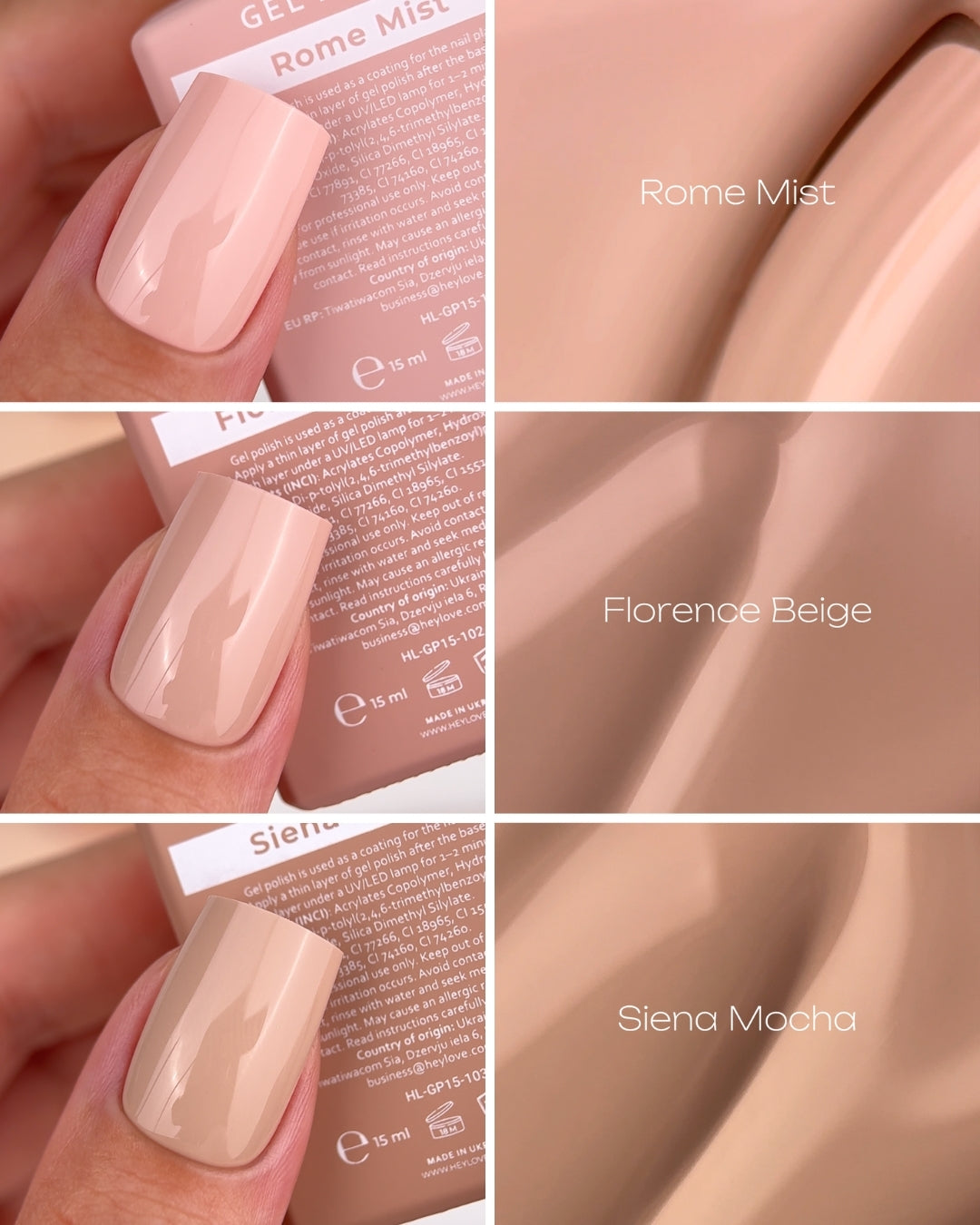 HEYLOVE | Gelpolish - Milan Taupe