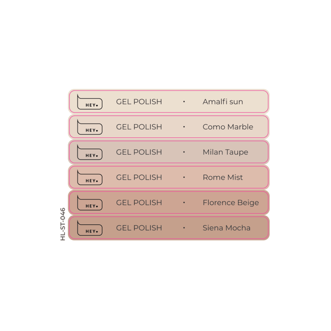 HEYLOVE | Pop Stickers (Amalfi Sun-Siena Mocha)