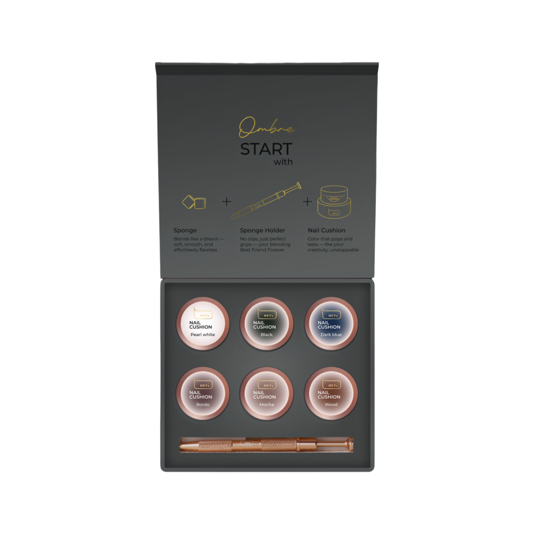 HEYLOVE | Nail Cushion Set Graphite