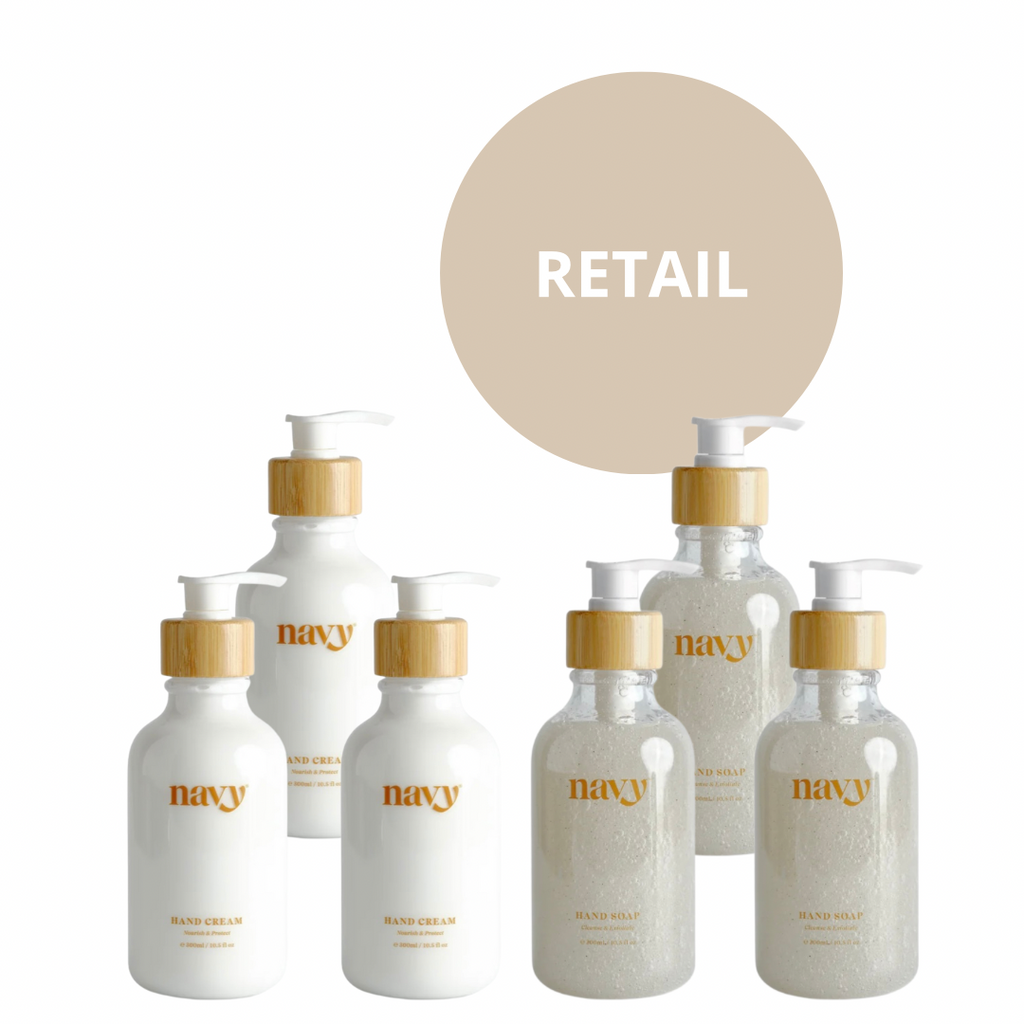 Navy | Retail Pack - Handcare Duo x3