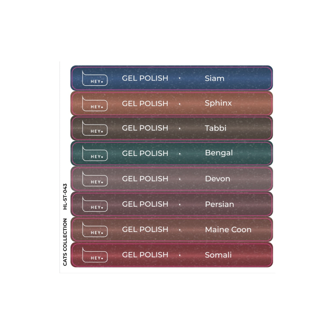 HEYLOVE | Pop Stickers (Siam - Somali)