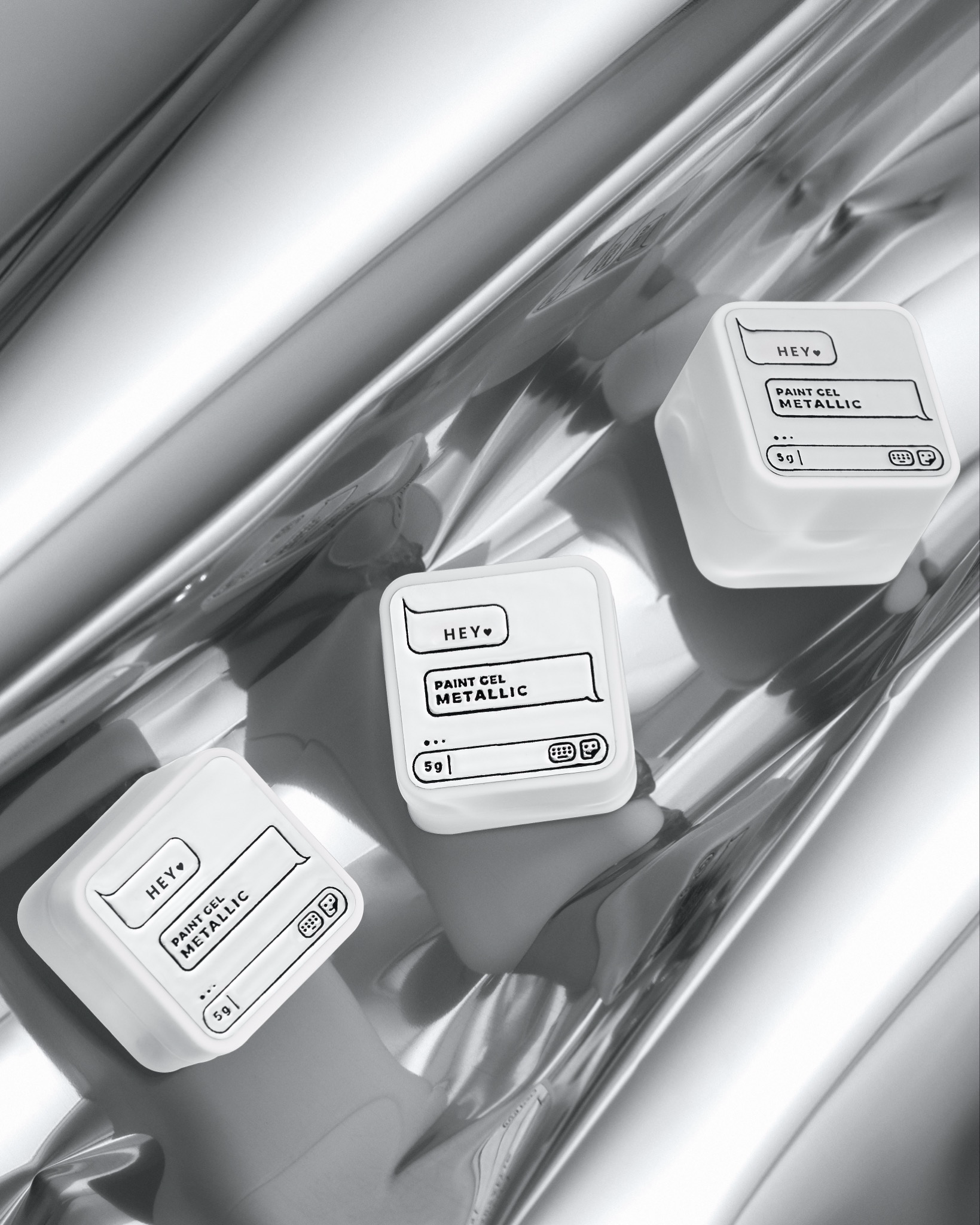 HEYLOVE | Solid Paint Gel - Metallic