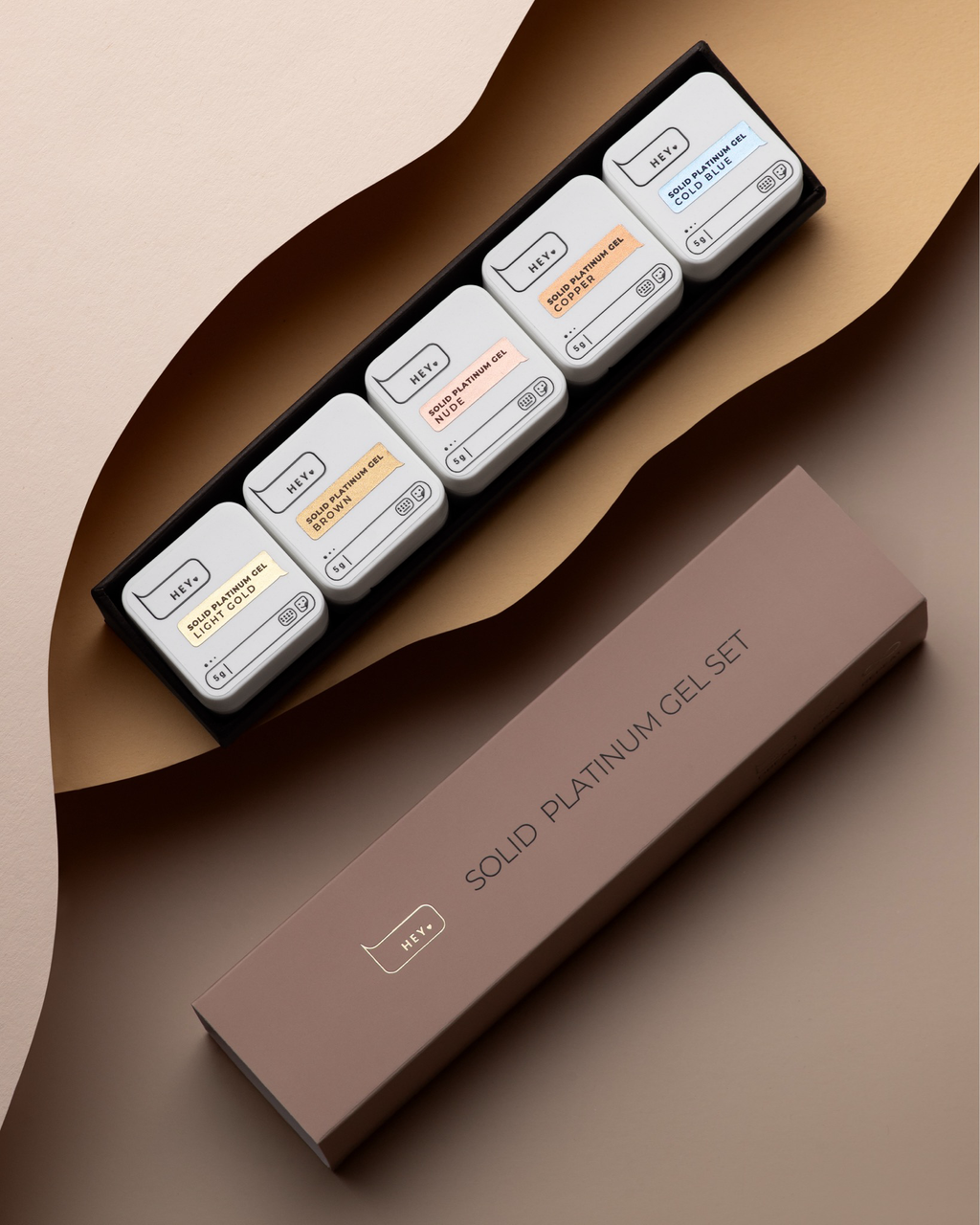 HEYLOVE | Solid Platinum Gel Set 5x5g