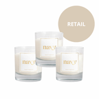 Navy | Retail Pack - Scented Candle Small x3
