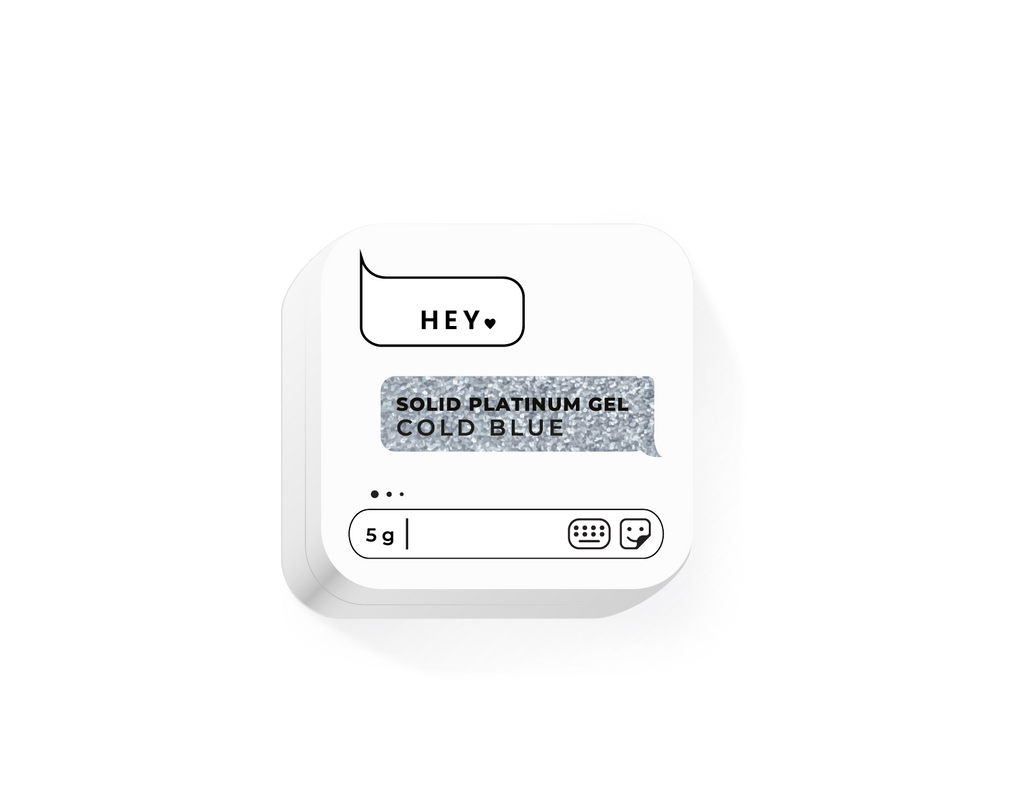 HEYLOVE | Solid Platinum Gel - Cold Blue
