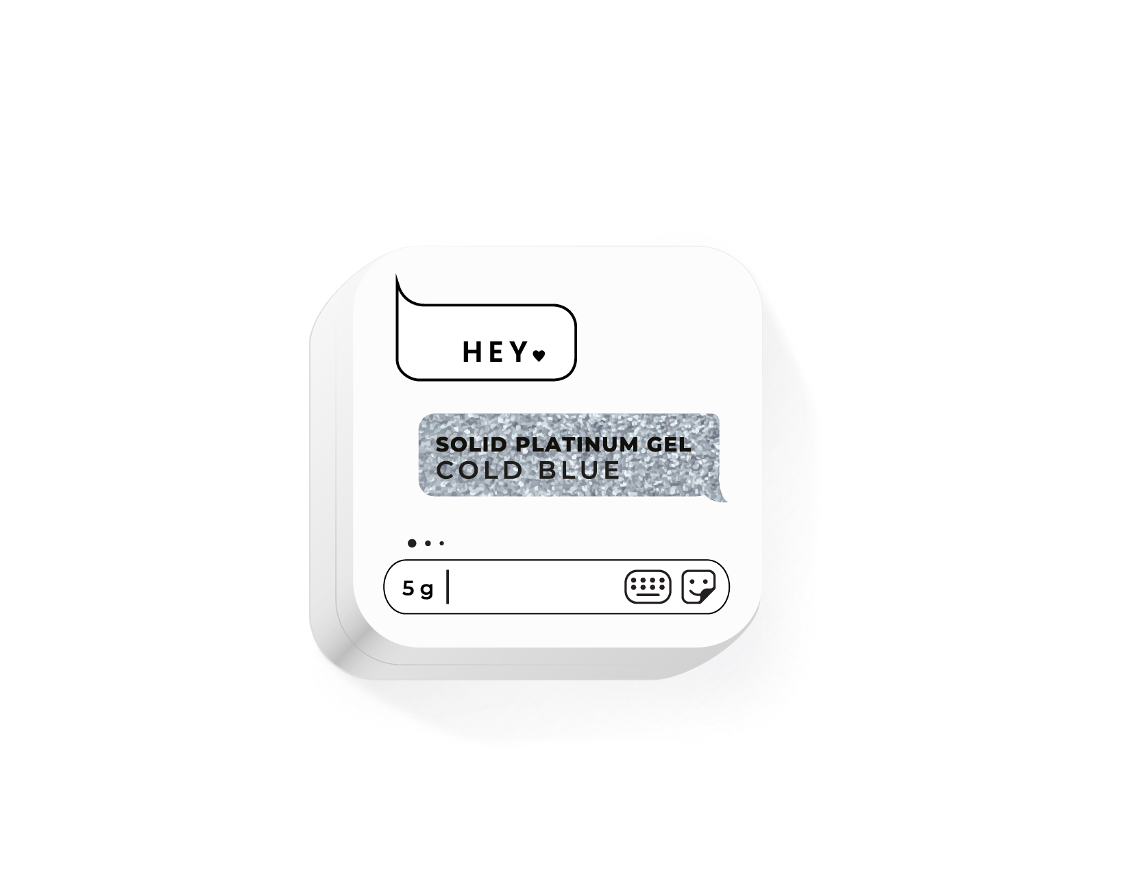 HEYLOVE | Solid Platinum Gel - Cold Blue