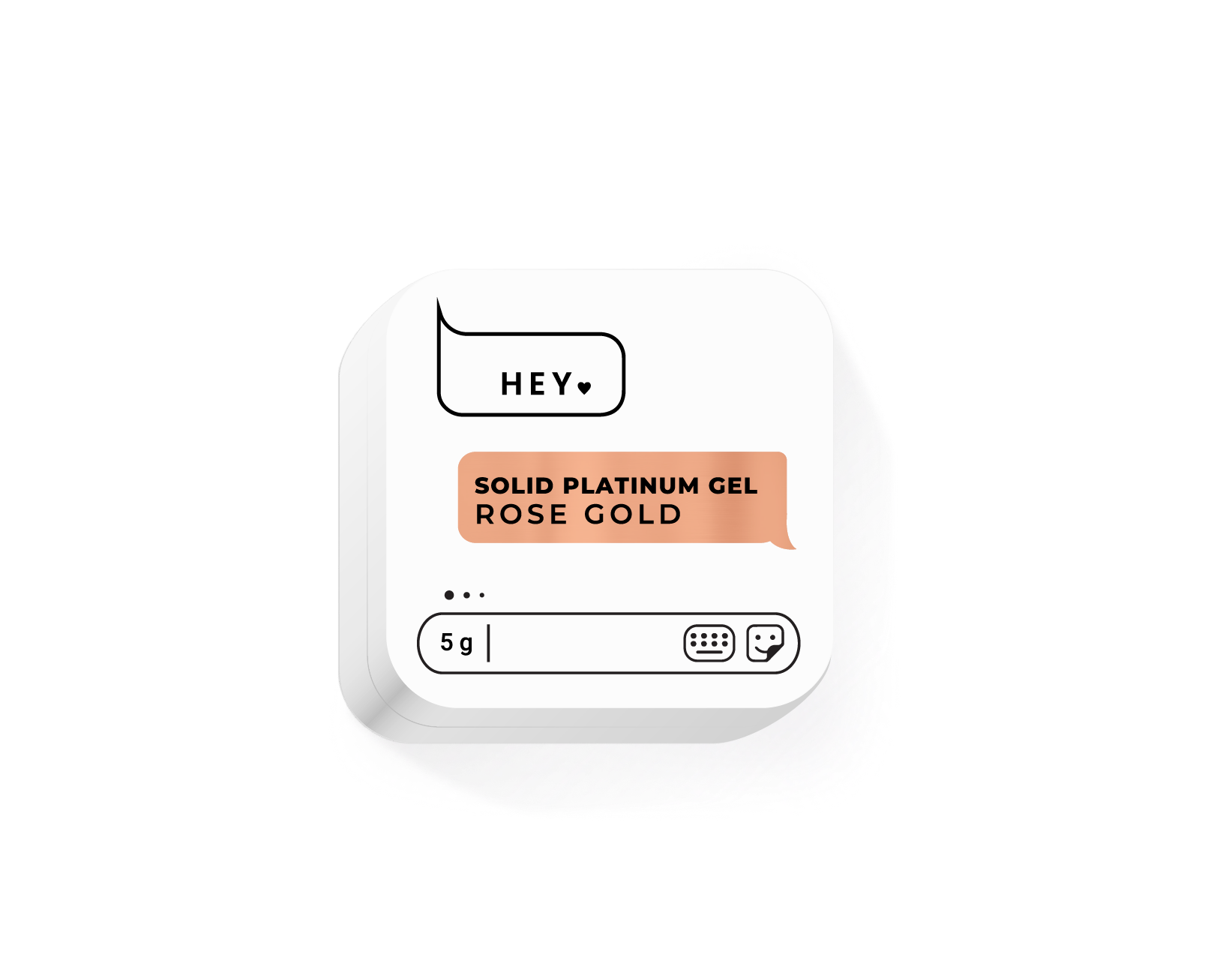 HEYLOVE | Solid Platinum Gel - Rose Gold