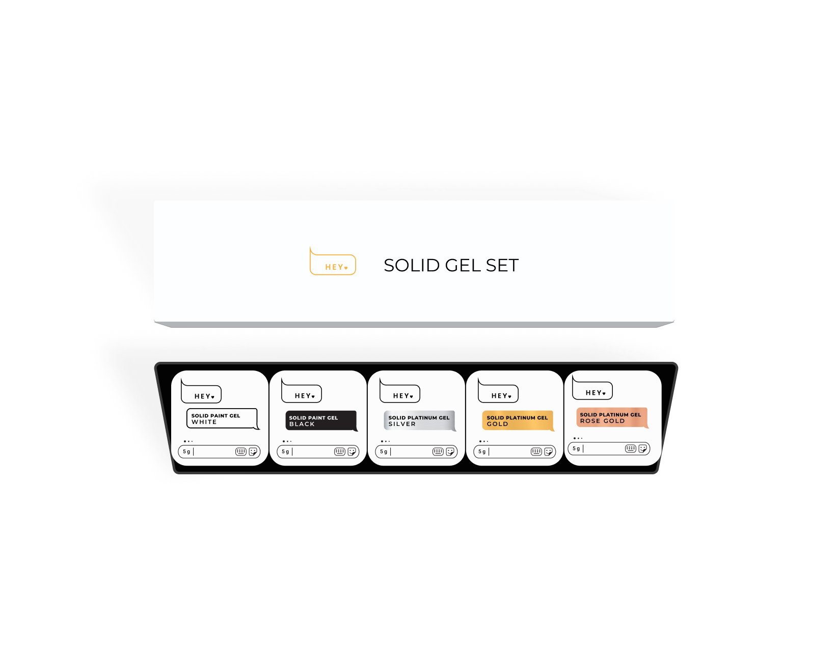 HEYLOVE | Solid Gel Set 5x5g
