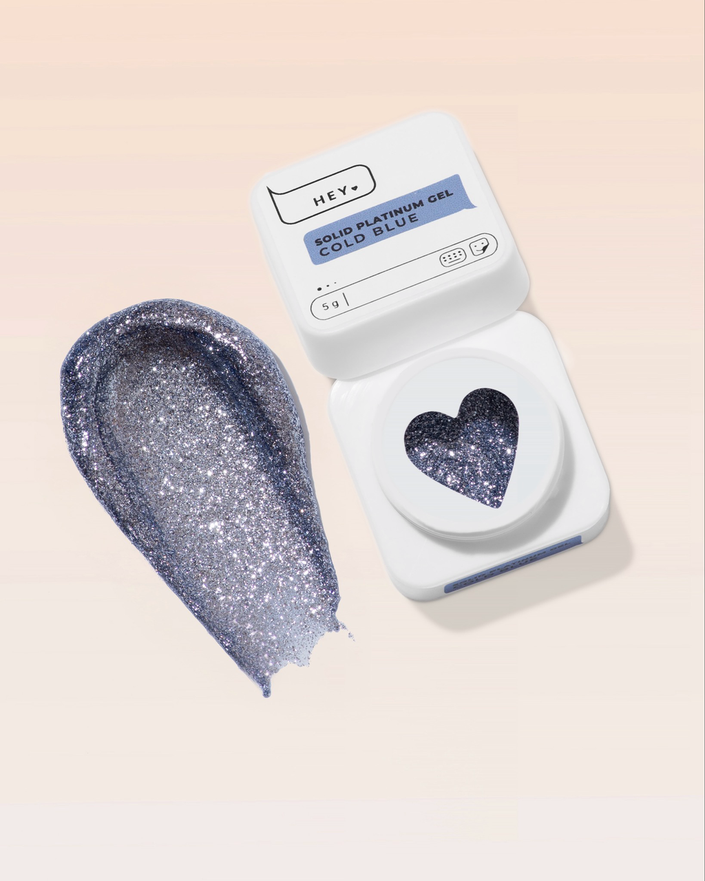 HEYLOVE | Solid Platinum Gel - Cold Blue
