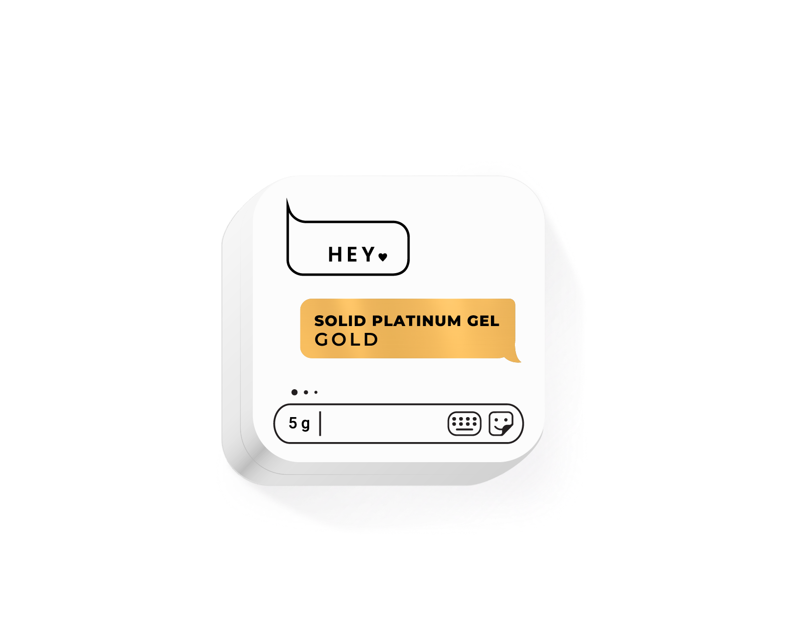 HEYLOVE | Solid Platinum Gel - Gold