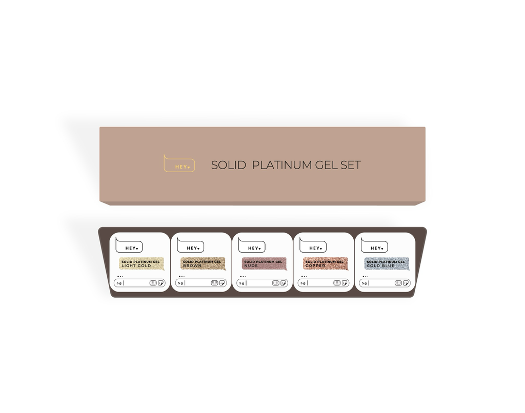 HEYLOVE | Solid Platinum Gel Set 5x5g