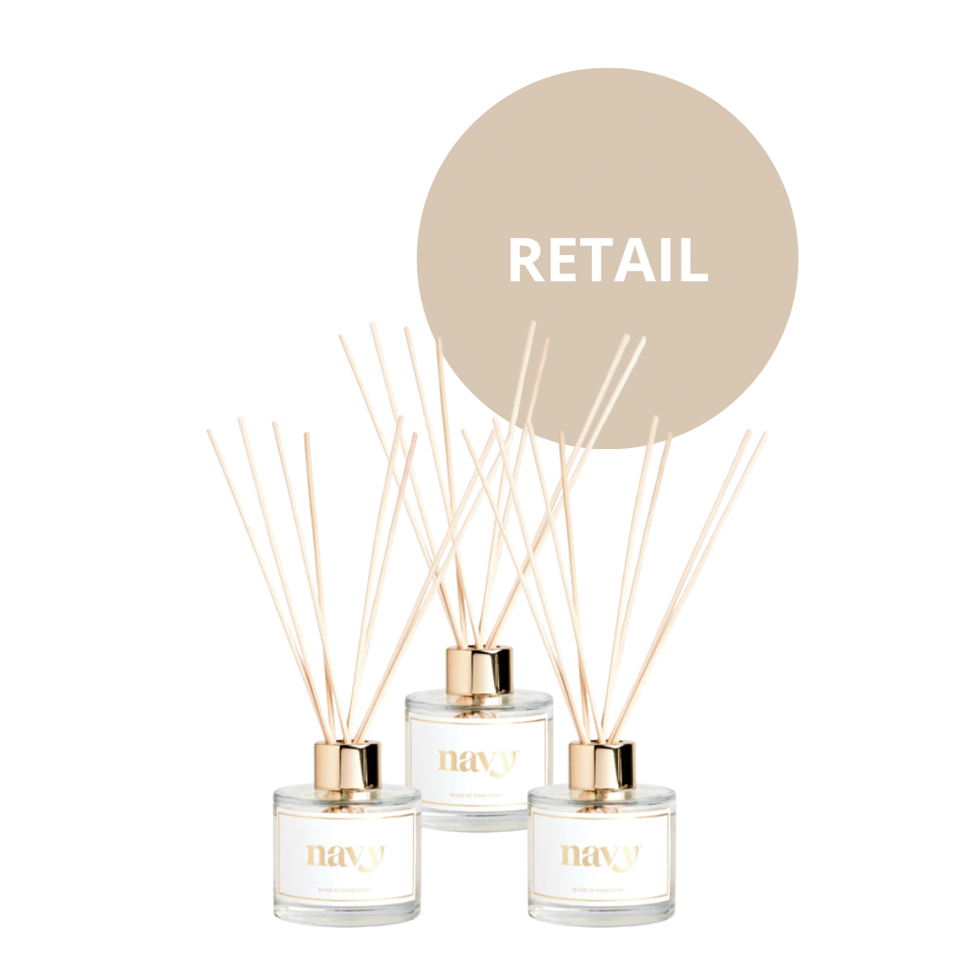 Navy | Retail Pack -  Reed Diffuser x3