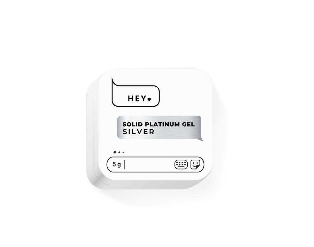HEYLOVE | Solid Platinum Gel - Silver