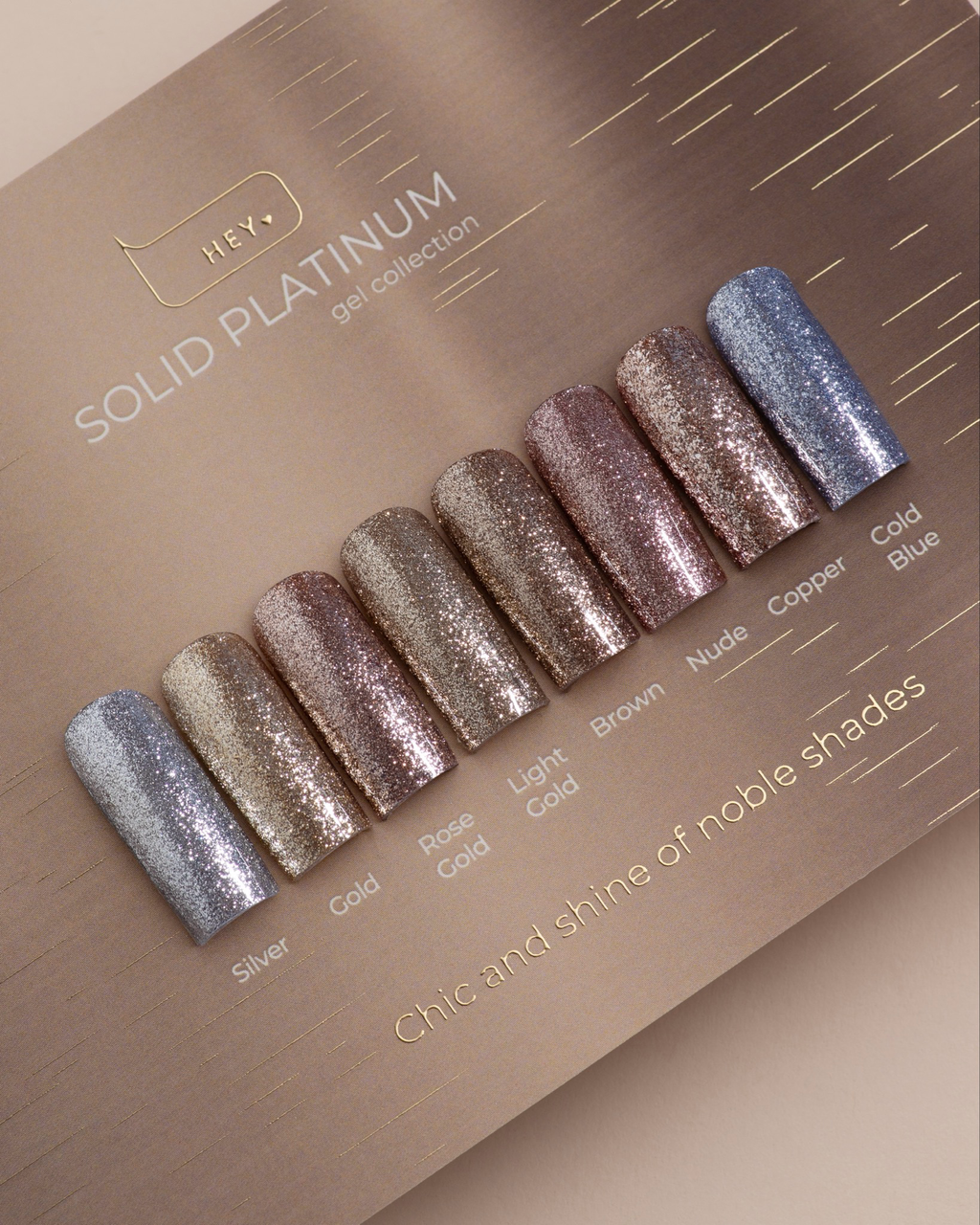 HEYLOVE | Solid Platinum Gel - Cold Blue