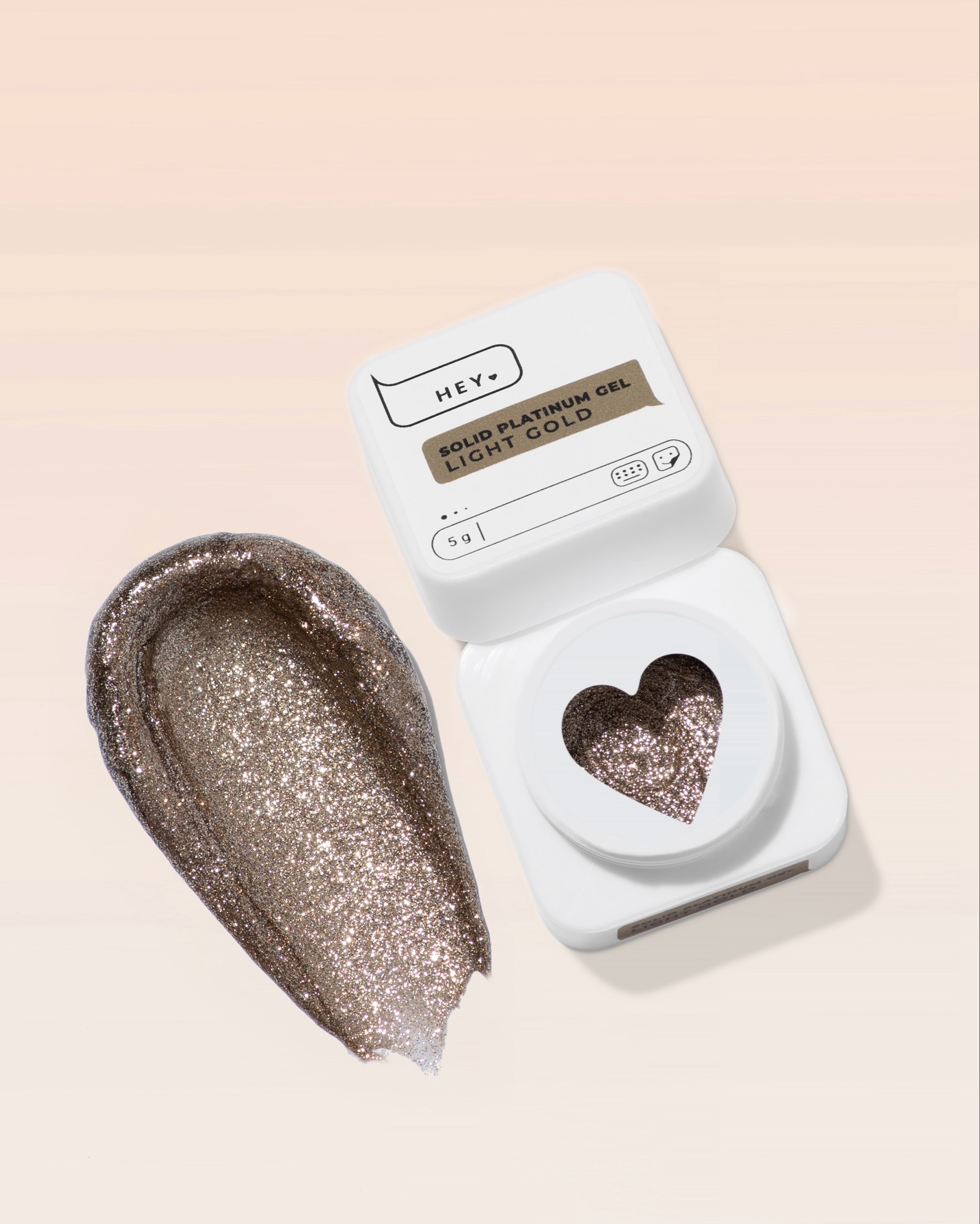 HEYLOVE | Solid Platinum Gel - Light Gold