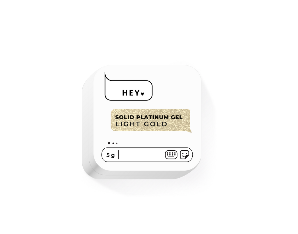HEYLOVE | Solid Platinum Gel - Light Gold