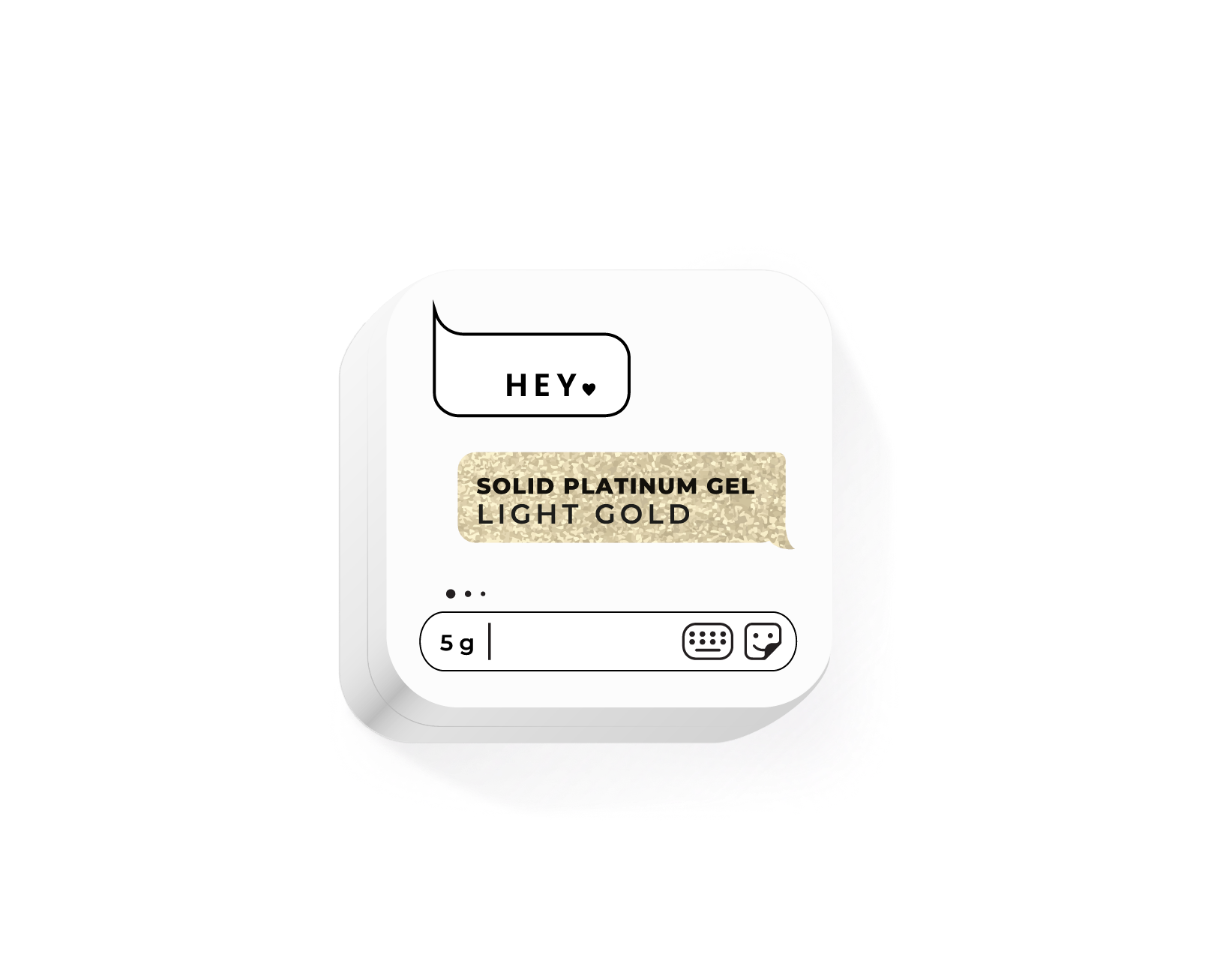 HEYLOVE | Solid Platinum Gel - Light Gold