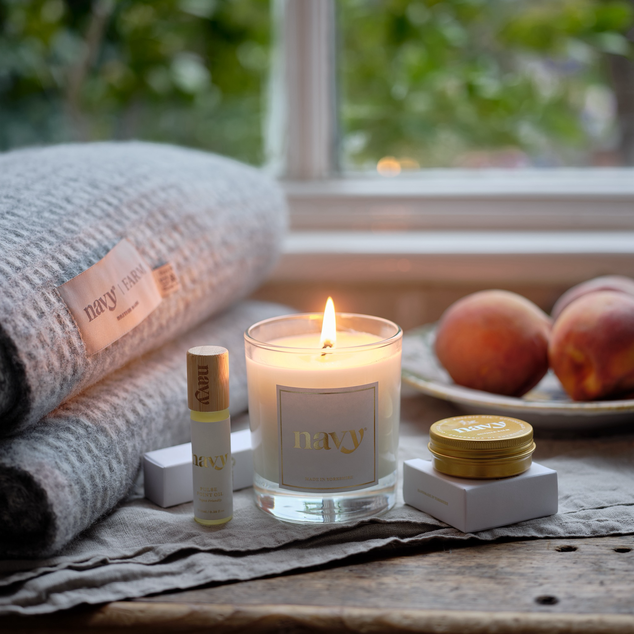 Navy | Retail Pack - Scented Candle Small x3